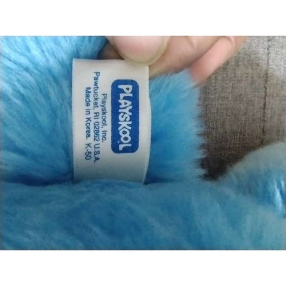 Vtg Playskool Sesame Street Cookie Monster Rattle Plush (eabox) - Picture 3 of 6